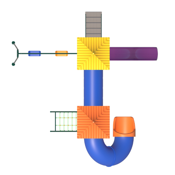 Conjunto de Parque Infantil Colorido 0202