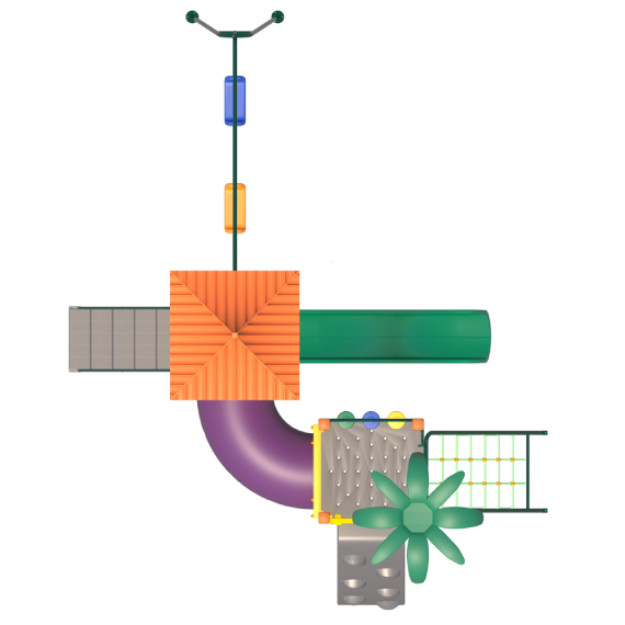 Conjunto de Parque Infantil Colorido 0209