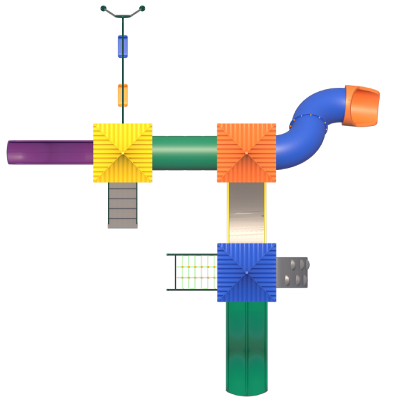 Conjunto de Parque Infantil Colorido 0301