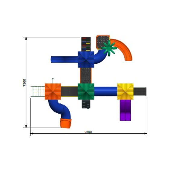 Conjunto de Parque Infantil Colorido 0501