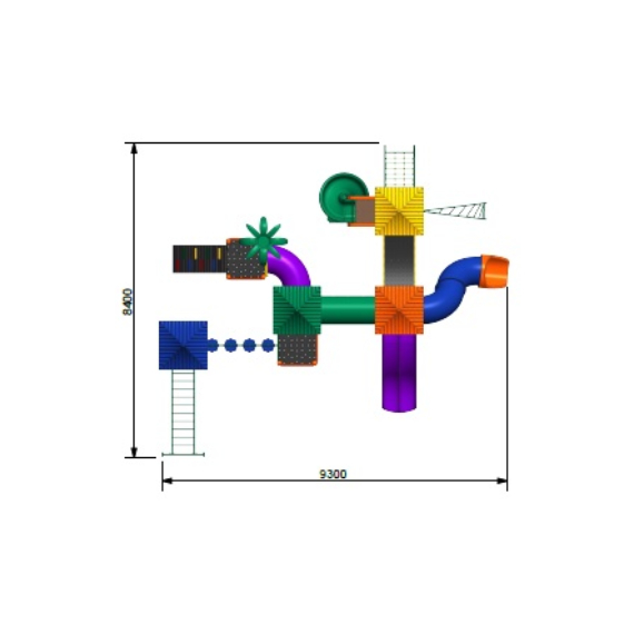Conjunto de Parque Infantil Colorido 0601