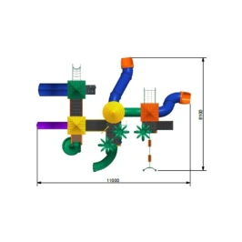 Conjunto de Parque Infantil Colorido 0702