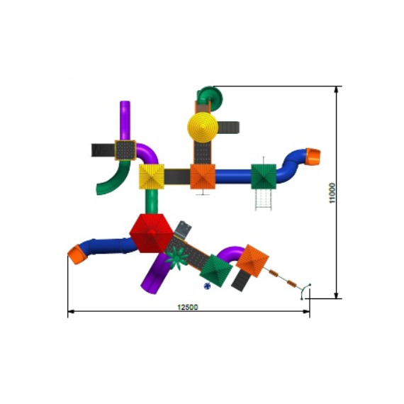 Conjunto de Parque Infantil Colorido 0901