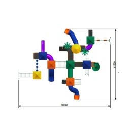 Conjunto de Parque Infantil Colorido 1101